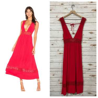 Majorelle X Revolve Pinewood Maxi Dress - Red - Sm