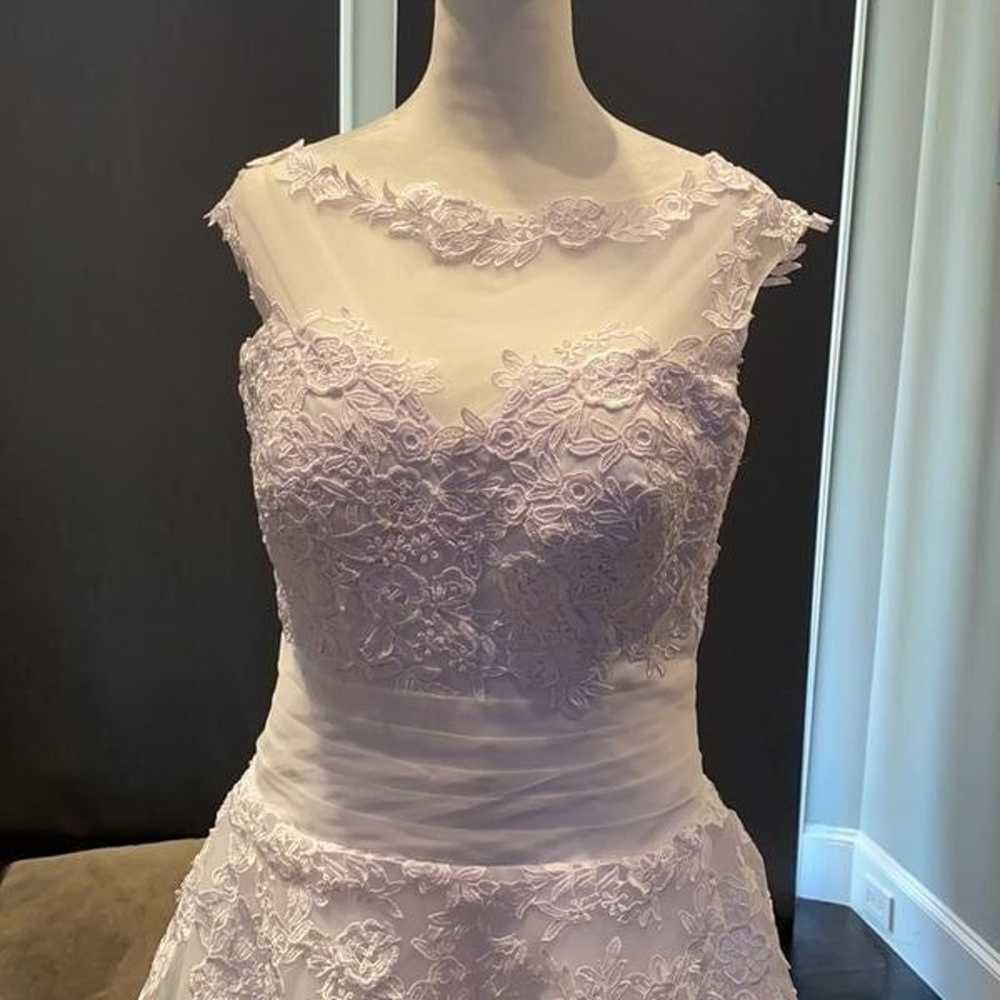 Lace Wedding Dress with Corset Back NWOT - image 2