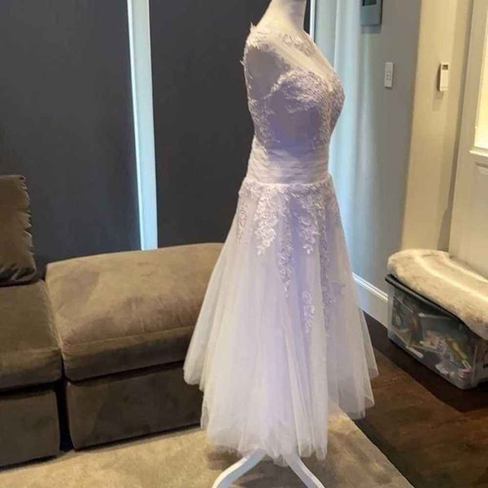 Lace Wedding Dress with Corset Back NWOT - image 5