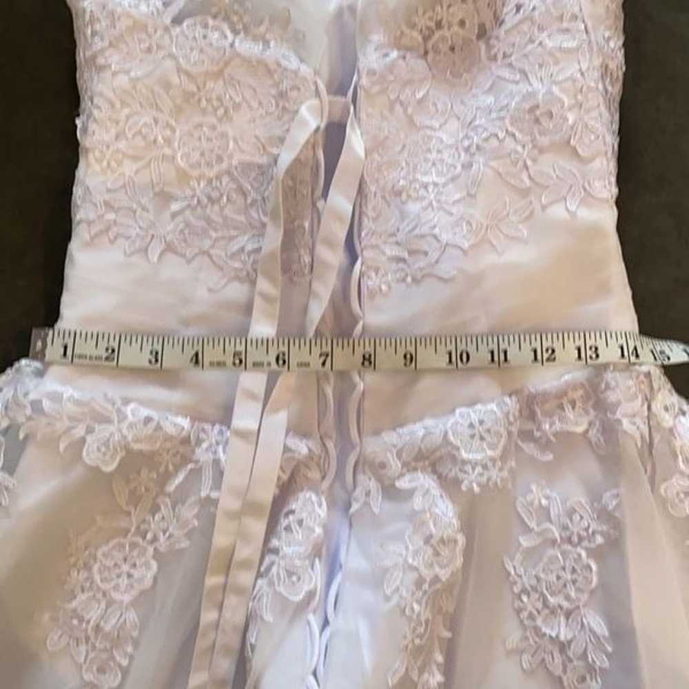 Lace Wedding Dress with Corset Back NWOT - image 6