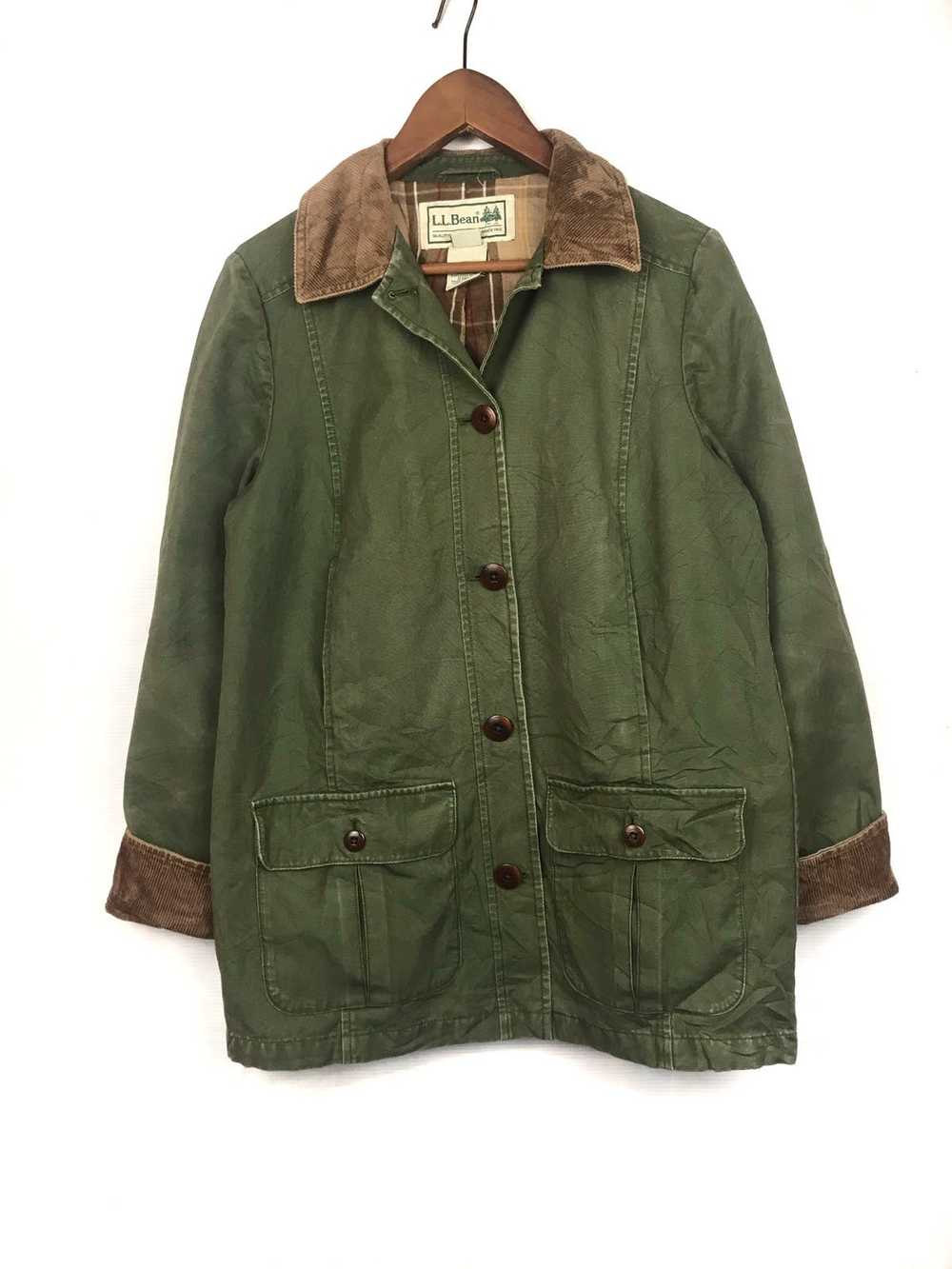 Vintage L.L Bean Buttons Jacket like Military sty… - image 1