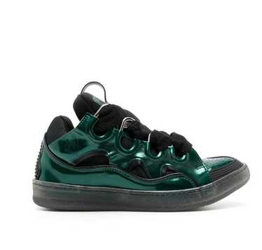 BNWT SS23 LANVIN CURB SNEAKERS GREEN 44 - image 1