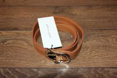 BNWT SS23 ERNEST W. BAKER GOLD BUCKLE LEATHER BEL… - image 1