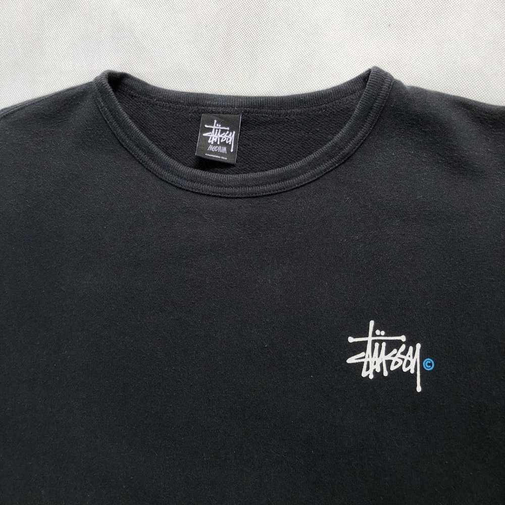 Vintage - Stussy Iconic Signature Crewneck Short … - image 4