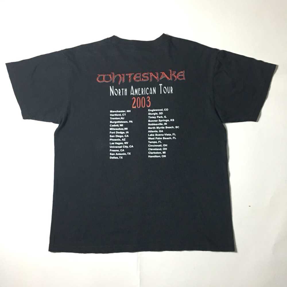 Vintage - Whitesnake North America Tour 03’ Vtg T… - image 2