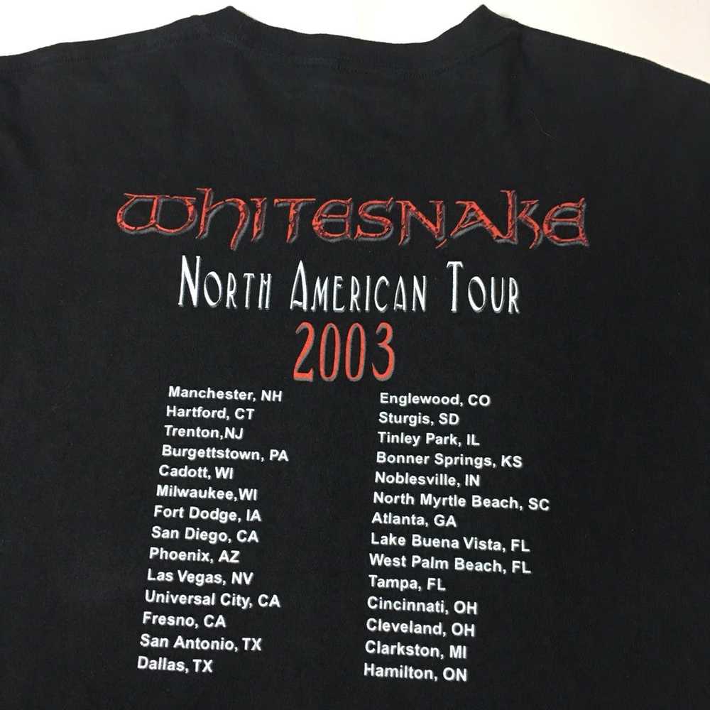 Vintage - Whitesnake North America Tour 03’ Vtg T… - image 4