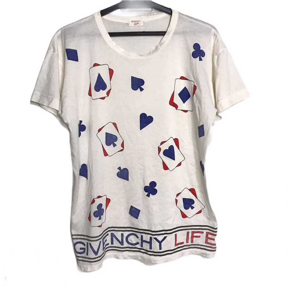 Vintage givenchy life big spell tshirt - image 1