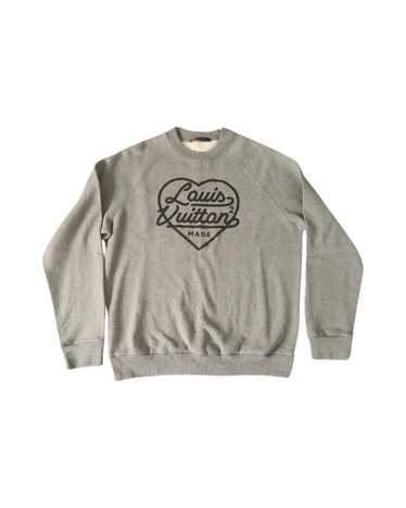 Louis Vuitton Heart printed crewneck sweatshirt