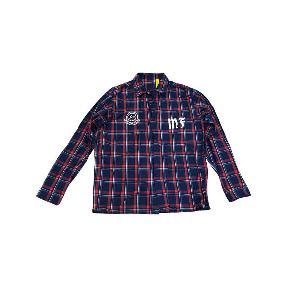 Moncler Plaid checker button up flannel shirt - image 1