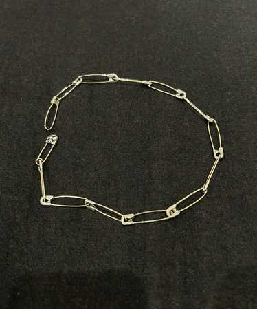 Chrome Hearts Safety pin necklace bracelet choker