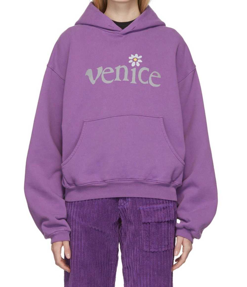 ERL SSENSE exclusive purple Venice hoodie - image 1