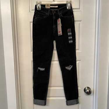 Levi's Levi’s 721 High Rise Black Skinny Jeans 25 - image 1