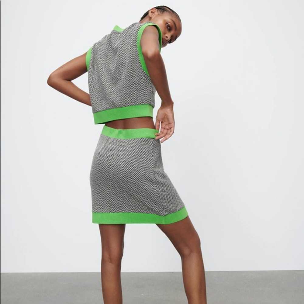 Zara Vest and Skirt Coord Set - image 3