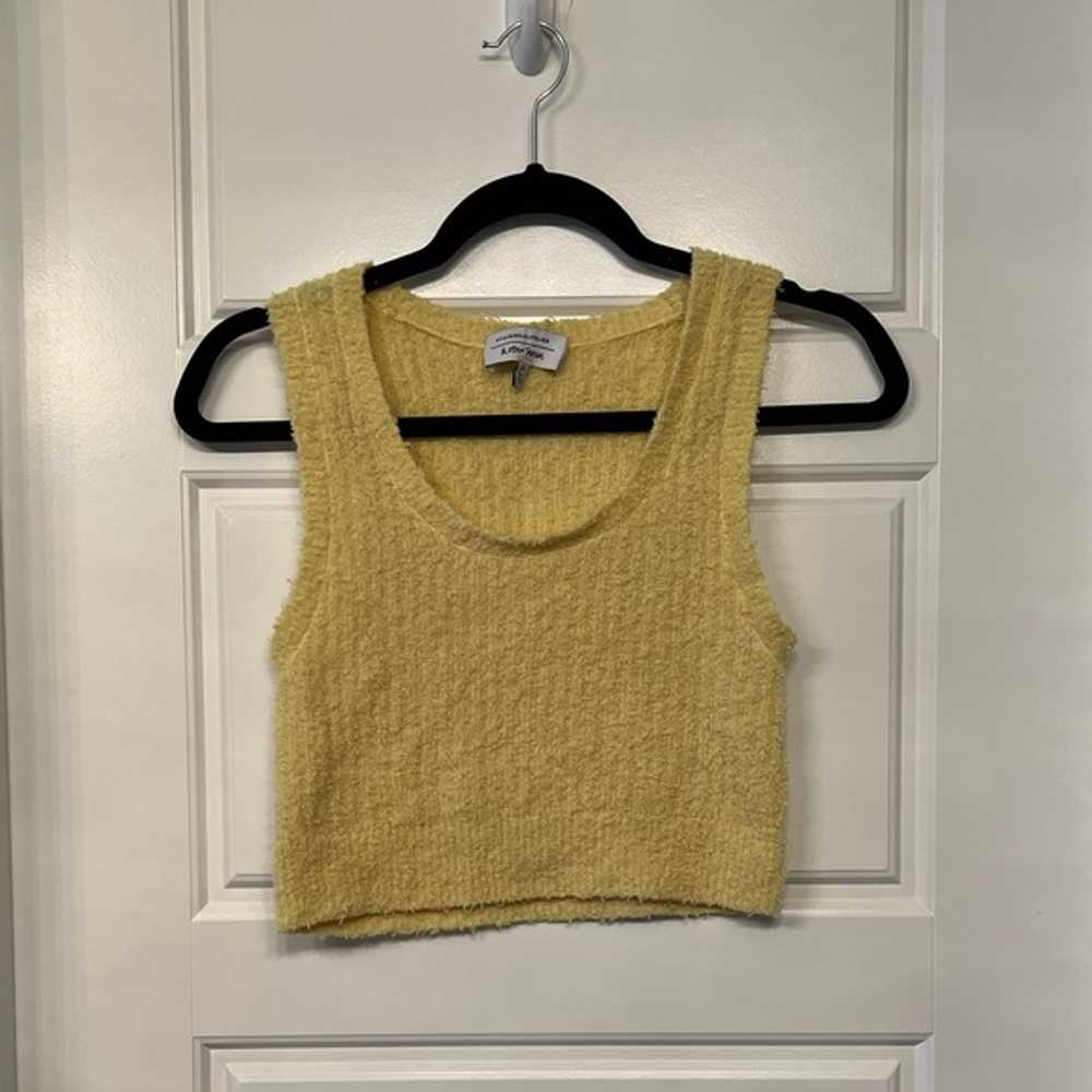 & other stories cropped knit top - image 1