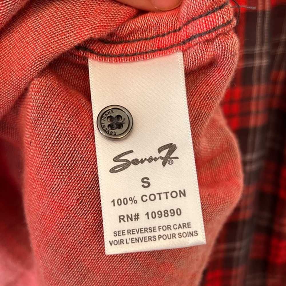 Seven7 - Seven 7 Plaid Button Down Shirt - image 4