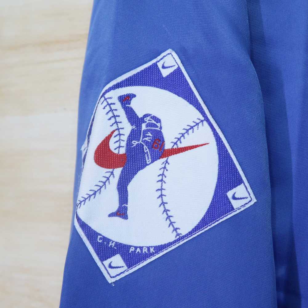 RARE!!!! Vintage 90s NIKE Baseball Big Logo Embro… - image 4