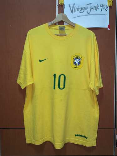 RARE!!!Nike RONALDINHO 10(BRAZIL) T-shirt