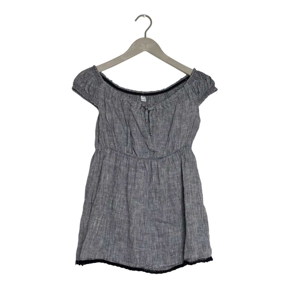 Bypias Bypias linen blouse, french grey | woman M - image 1