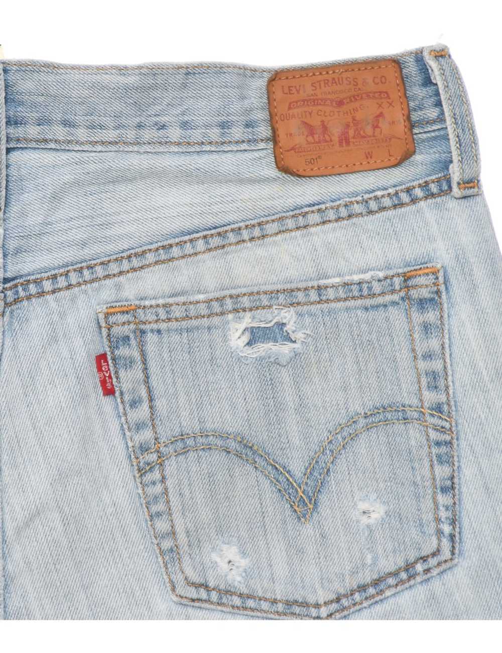 Levi's 501 Cut-off Denim Shorts - W31 L2 - image 4