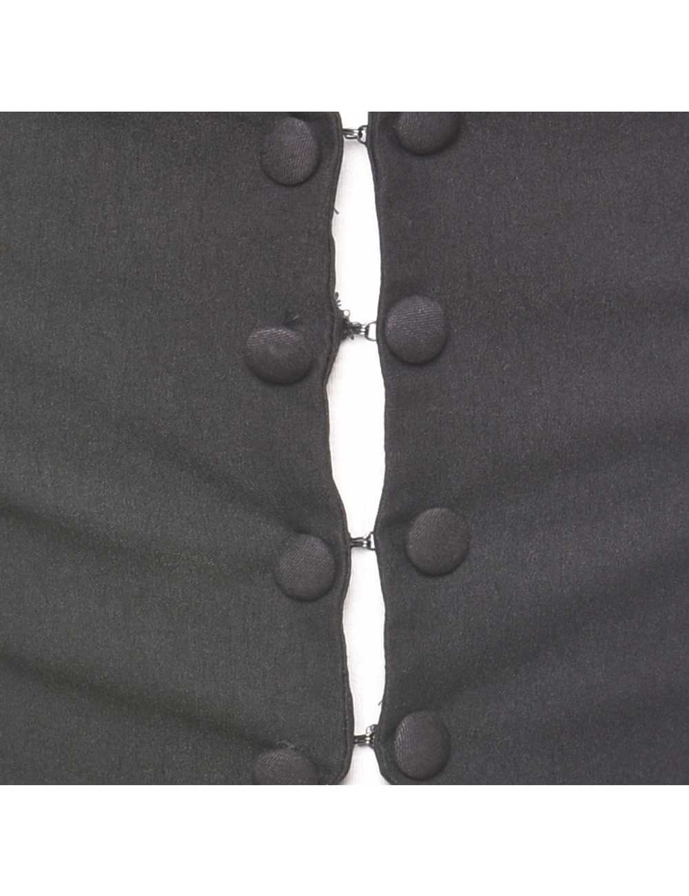 Black 1990s Waistcoat - S - image 3