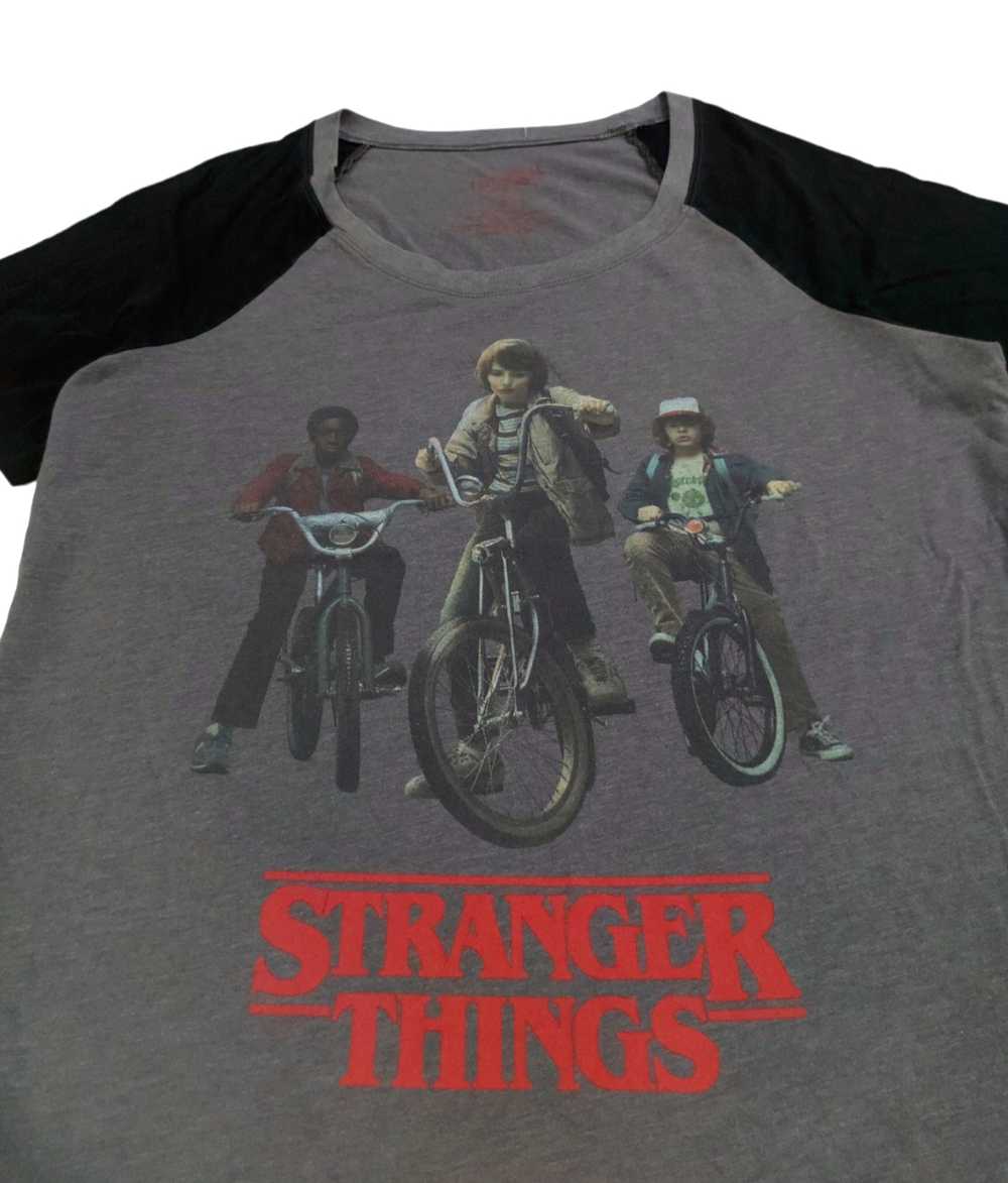 Rare! Stranger Things Netflix Graphic Raglan - image 2