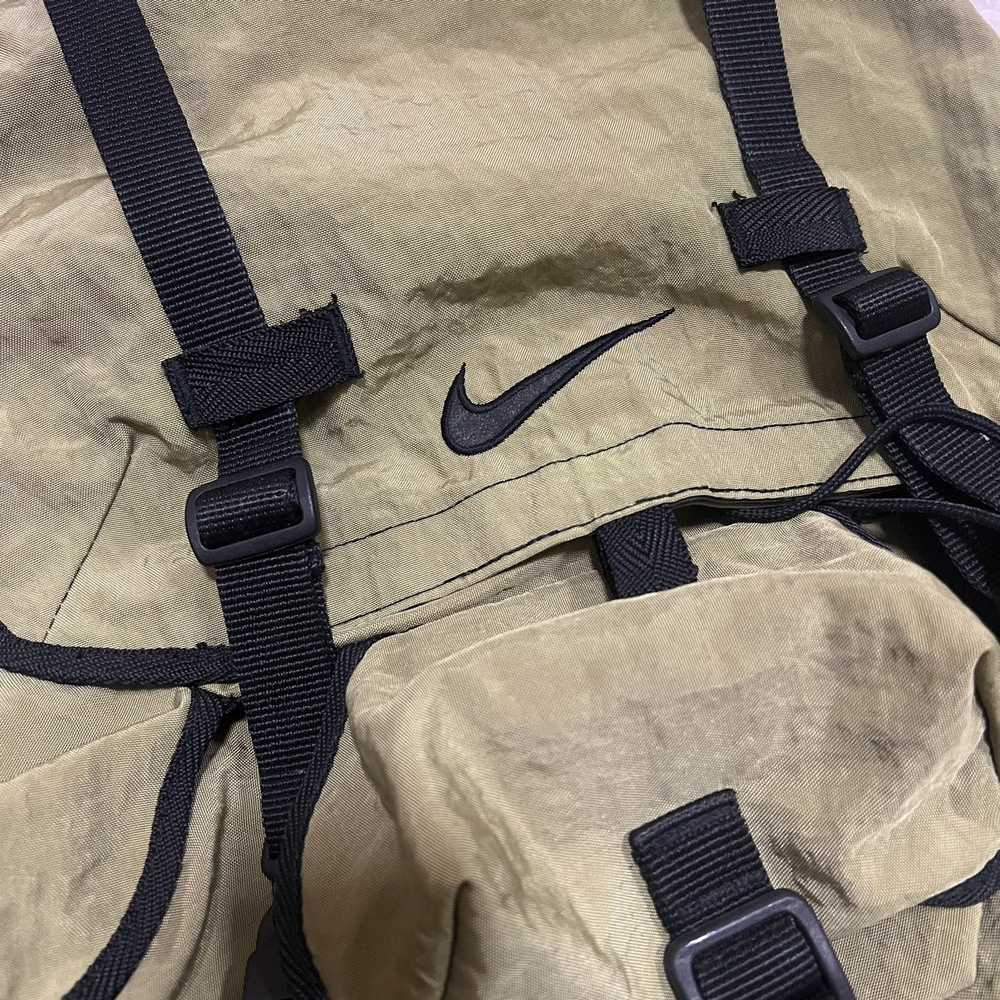 Vintage Nike Nylon Parachute Rucksack Backpack - image 4