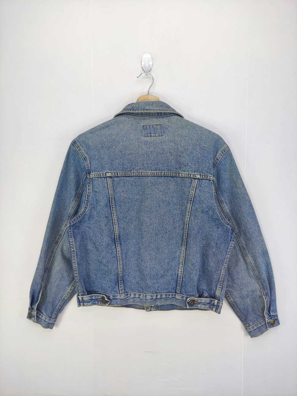 Vintage United Colours Of Benetton 012 Denim Jack… - image 12