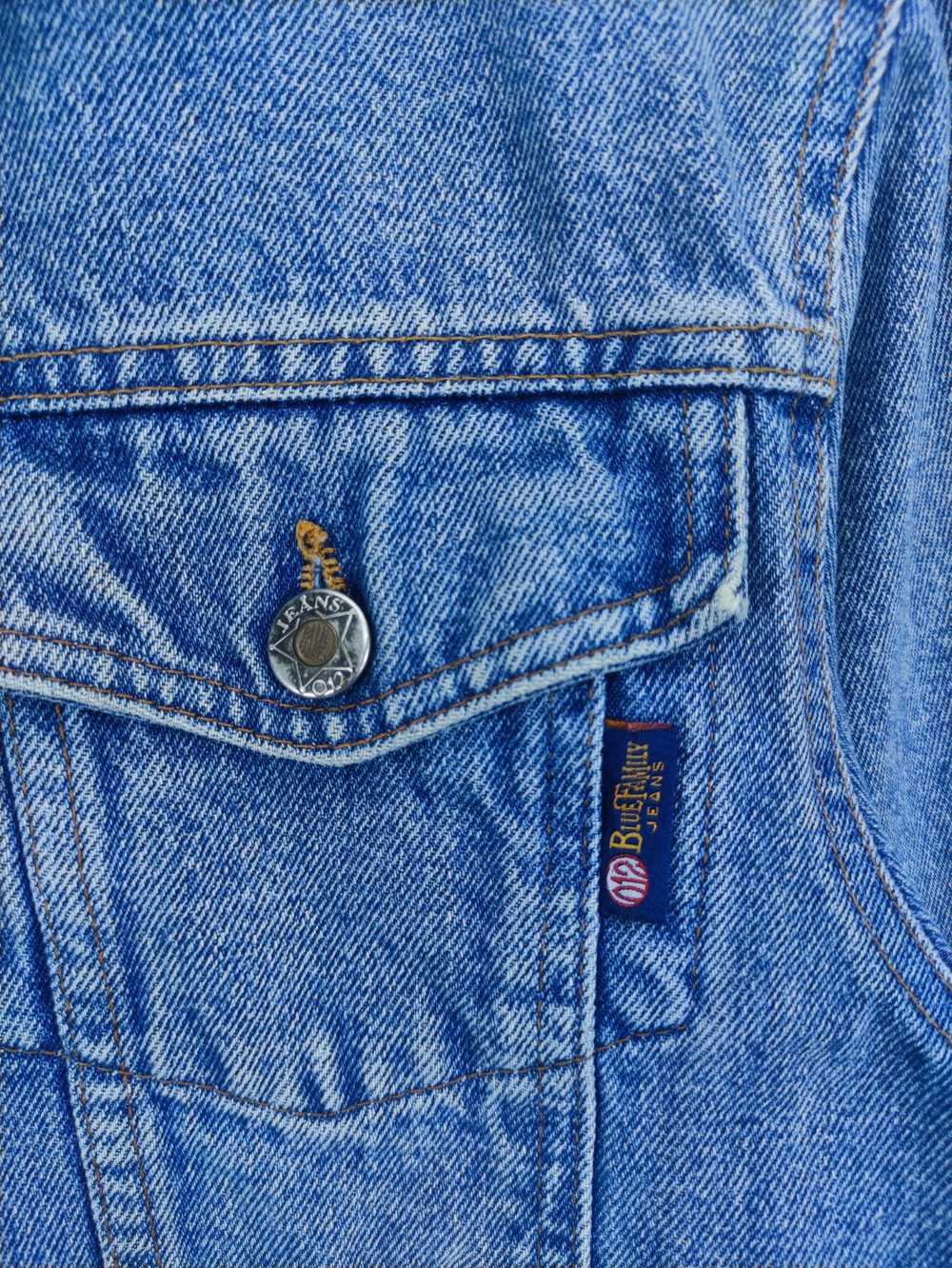 Vintage United Colours Of Benetton 012 Denim Jack… - image 3