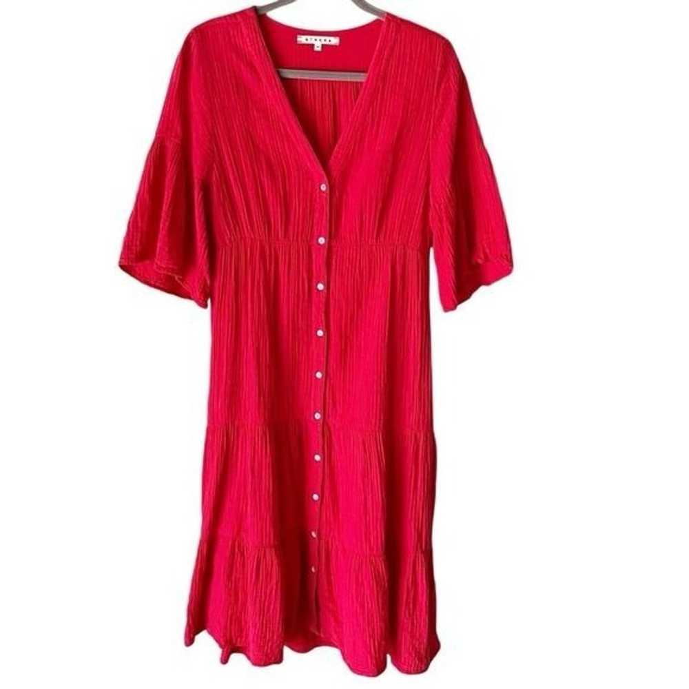 XIRENA Caylin Dress in Red Rose M $285 - image 1