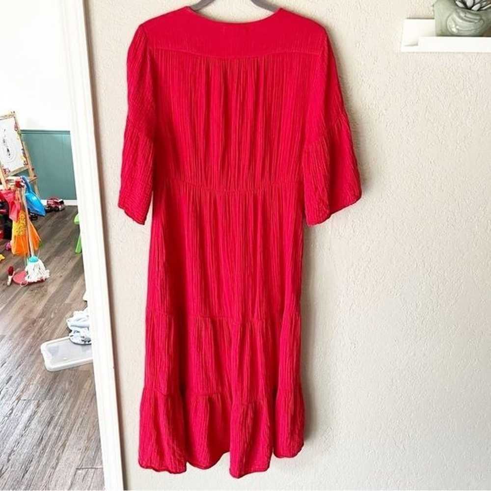 XIRENA Caylin Dress in Red Rose M $285 - image 2