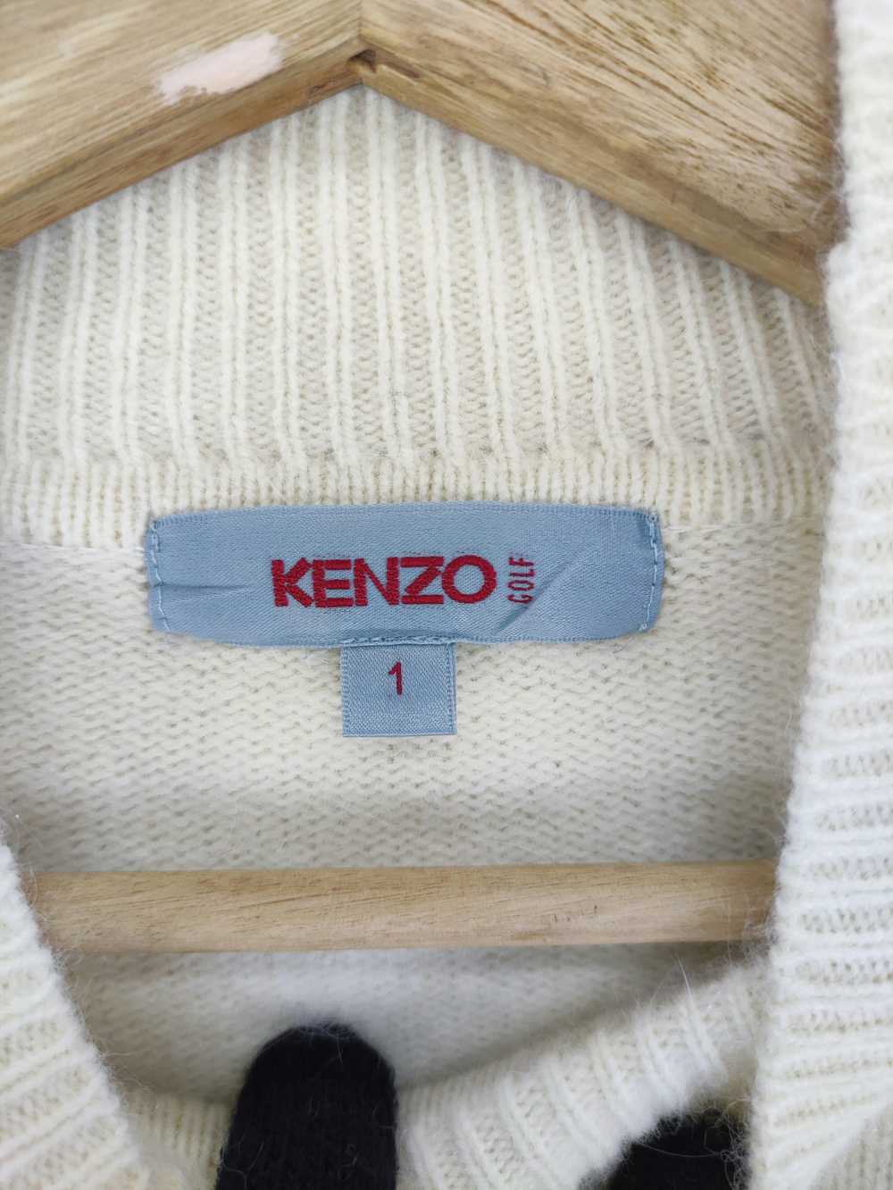 Vintage Kenzo Golf Wool knit Sweater - image 3