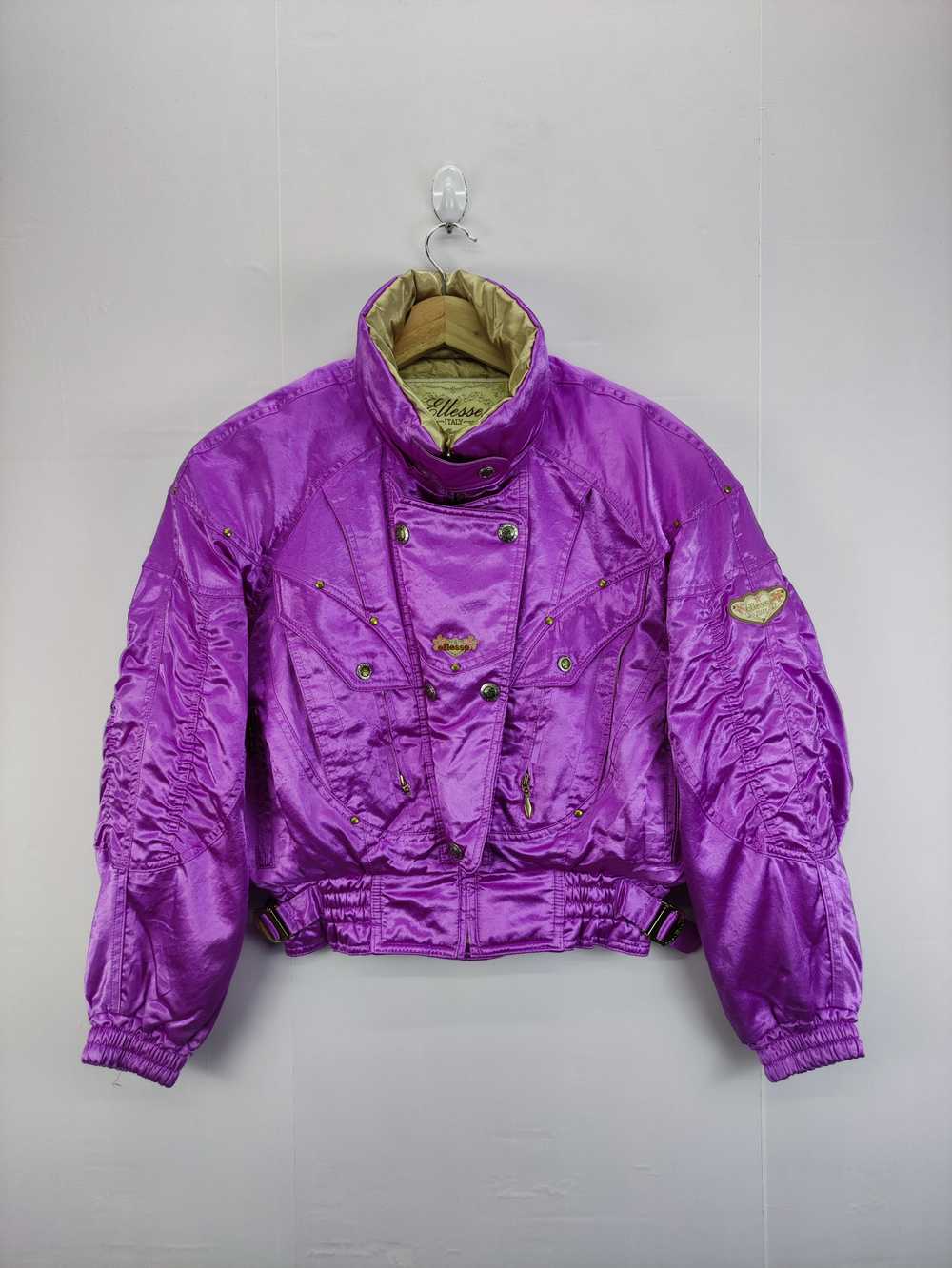 Vintage Ellesse Ski Jacket Bomber Style Zipper - image 1