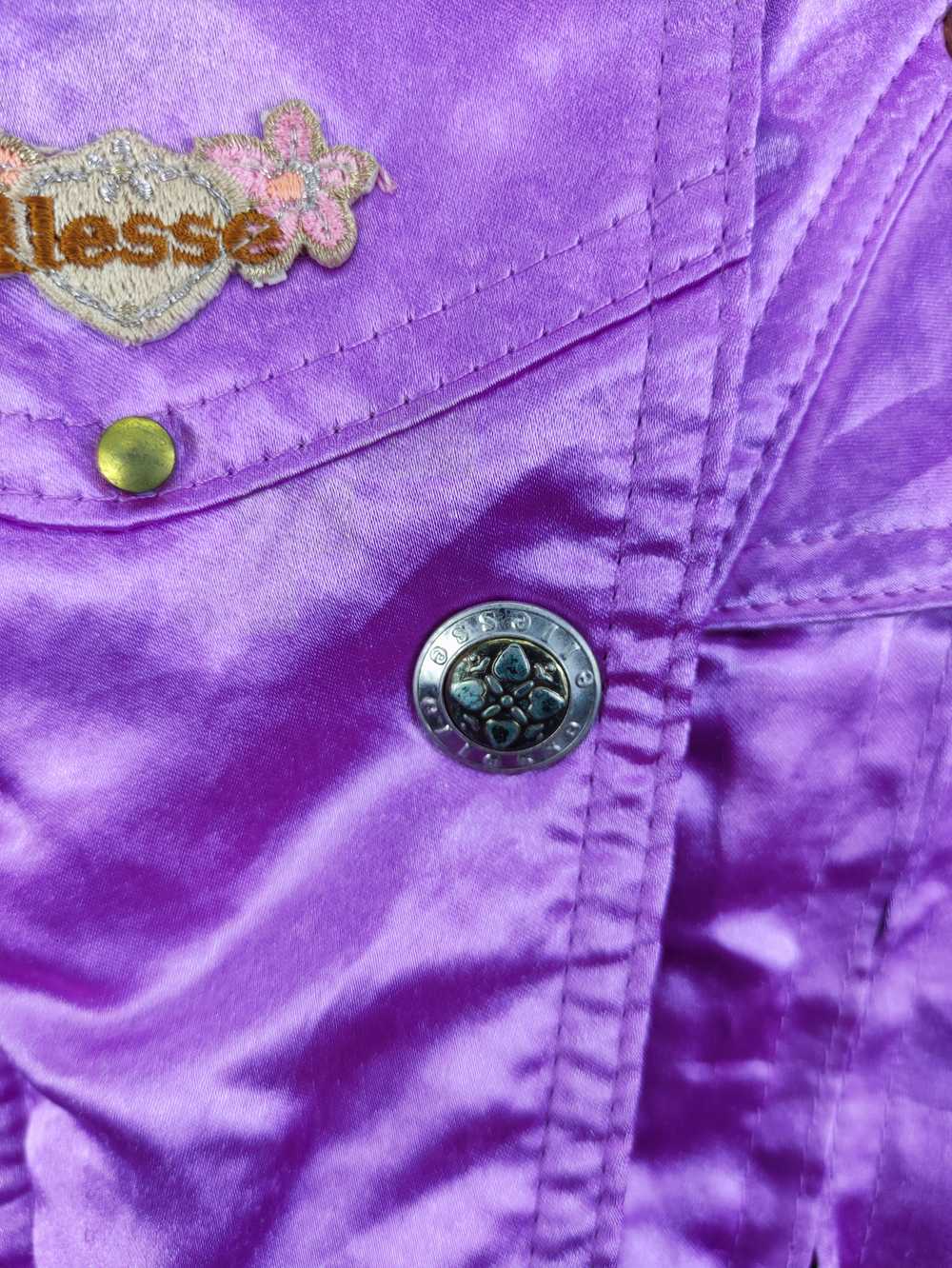 Vintage Ellesse Ski Jacket Bomber Style Zipper - image 3