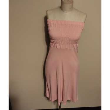 Da-Nang Vintage Y2K Pink Strapless Dress  XS