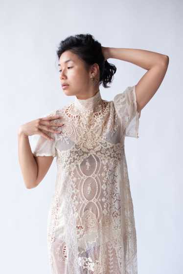 1980s Lace Works Dress - image 1