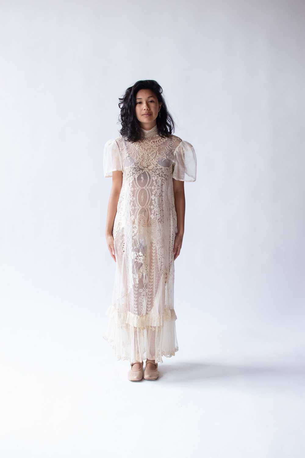 1980s Lace Works Dress - image 2