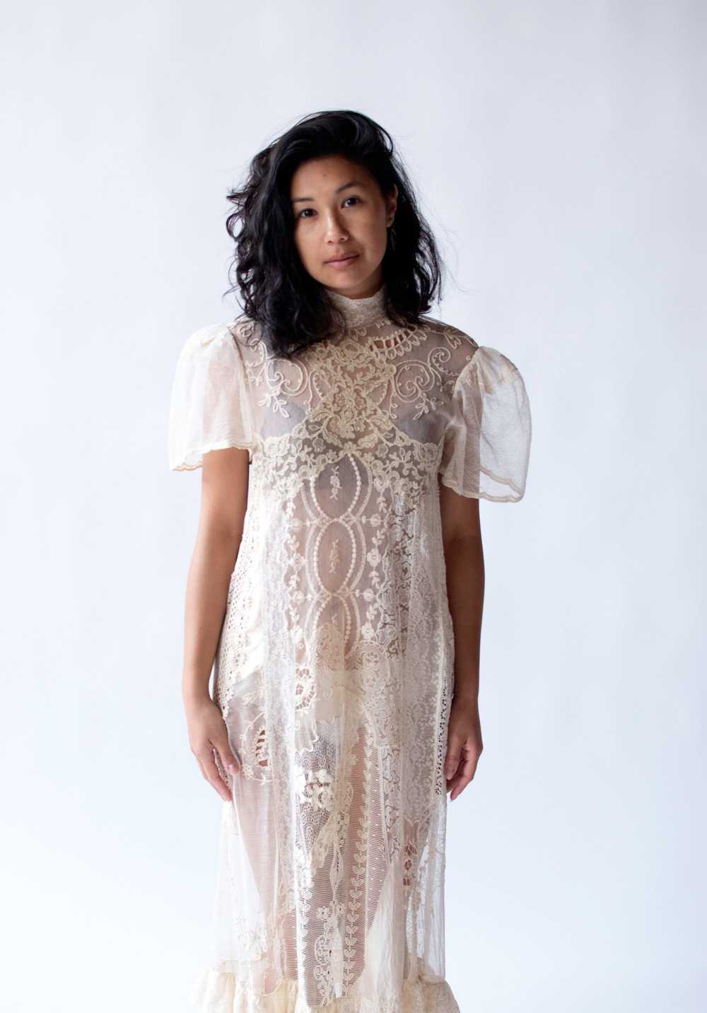 1980s Lace Works Dress - image 6