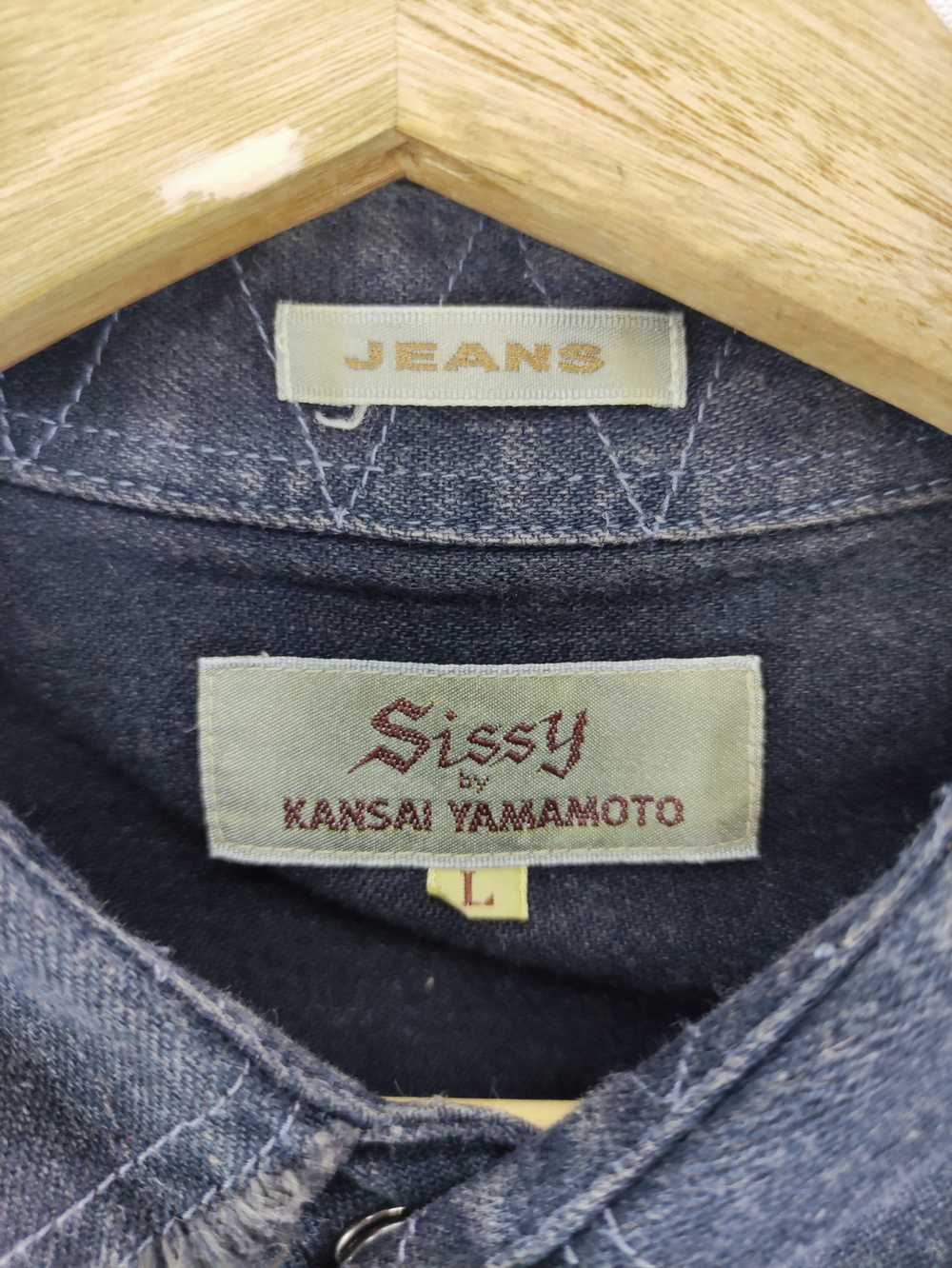Vintage Sissy Kansai Yamamoto Denim Jacket Snap B… - image 2