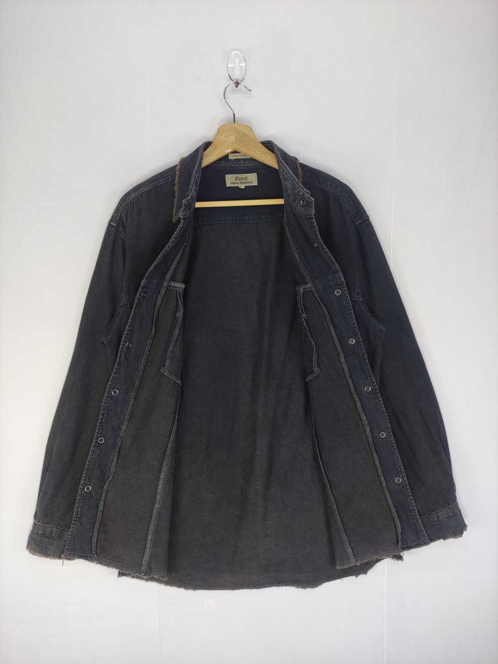 Vintage Sissy Kansai Yamamoto Denim Jacket Snap B… - image 4