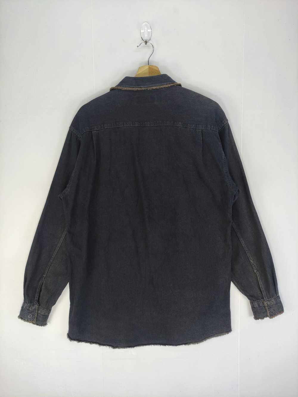 Vintage Sissy Kansai Yamamoto Denim Jacket Snap B… - image 9