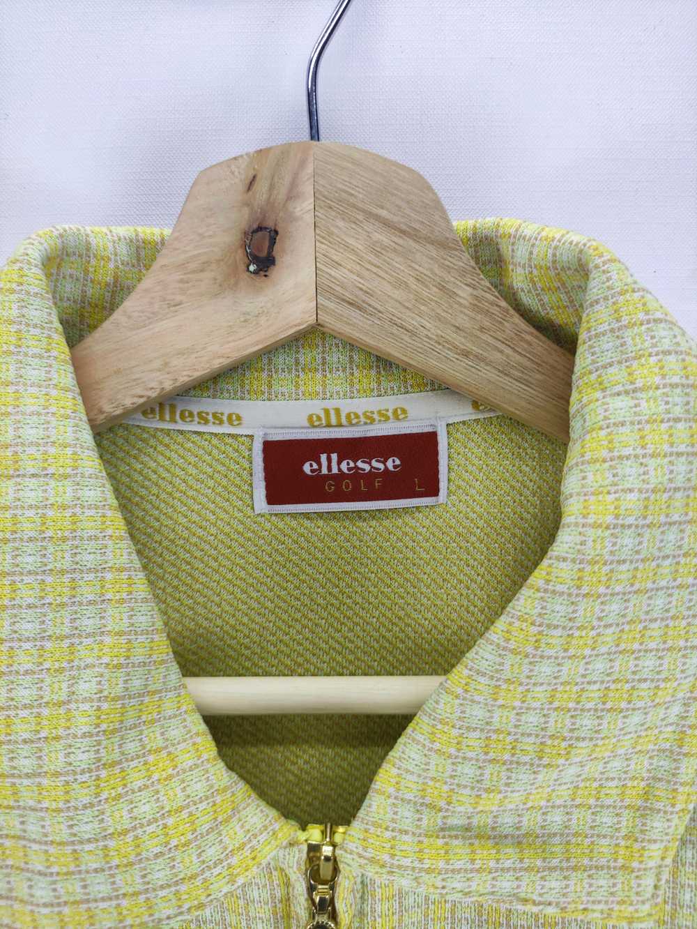 Vintage Ellesse Jacket Checkered Zipper - image 2