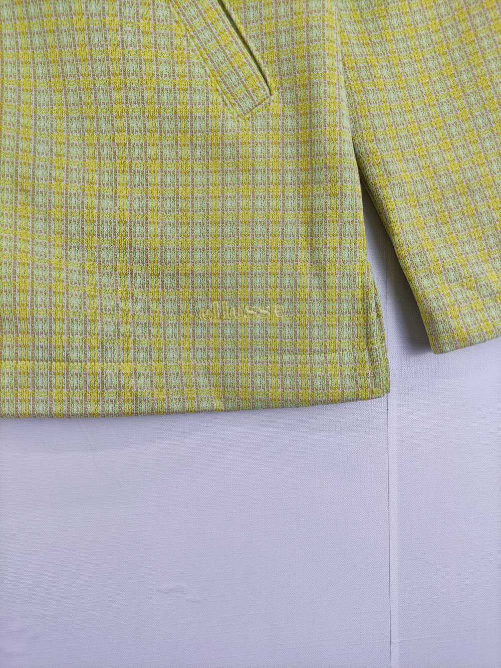 Vintage Ellesse Jacket Checkered Zipper - image 3