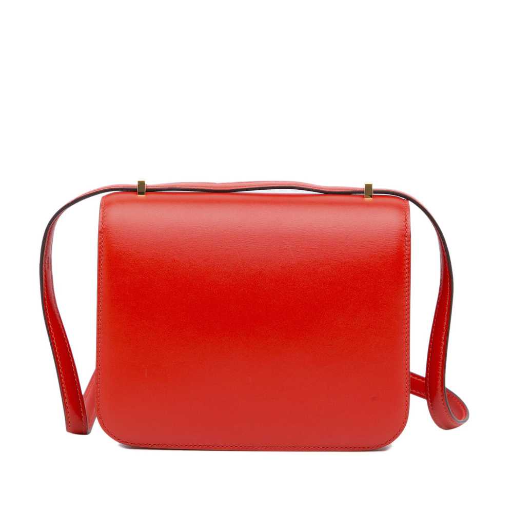 Product Details Red Swift Leather Mini Constance … - image 3
