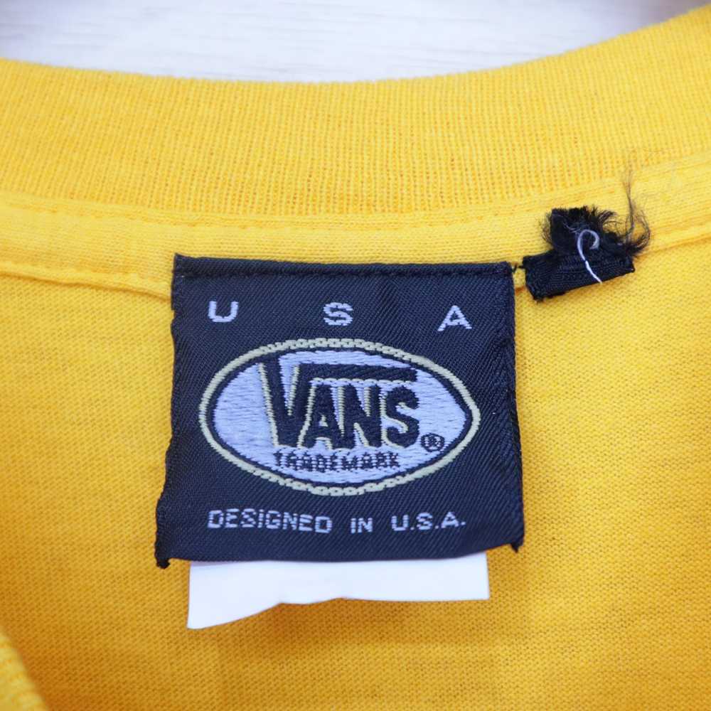 Vintage 90s VANS USA 1966 Big Logo T-Shirt Skateb… - image 5