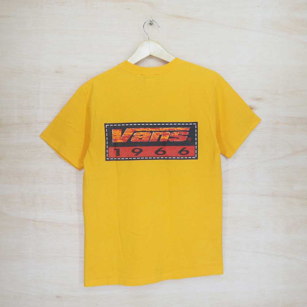 Vintage 90s VANS USA 1966 Big Logo T-Shirt Skateb… - image 7