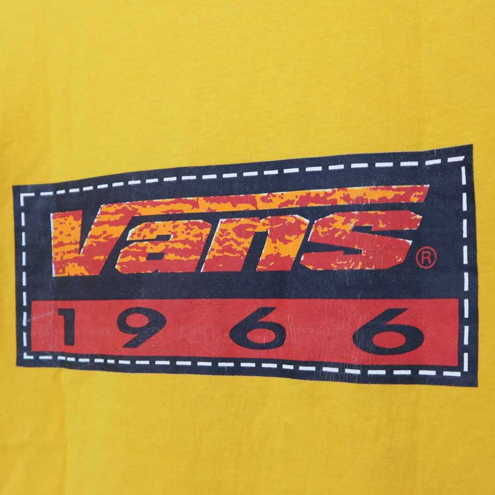 Vintage 90s VANS USA 1966 Big Logo T-Shirt Skateb… - image 8