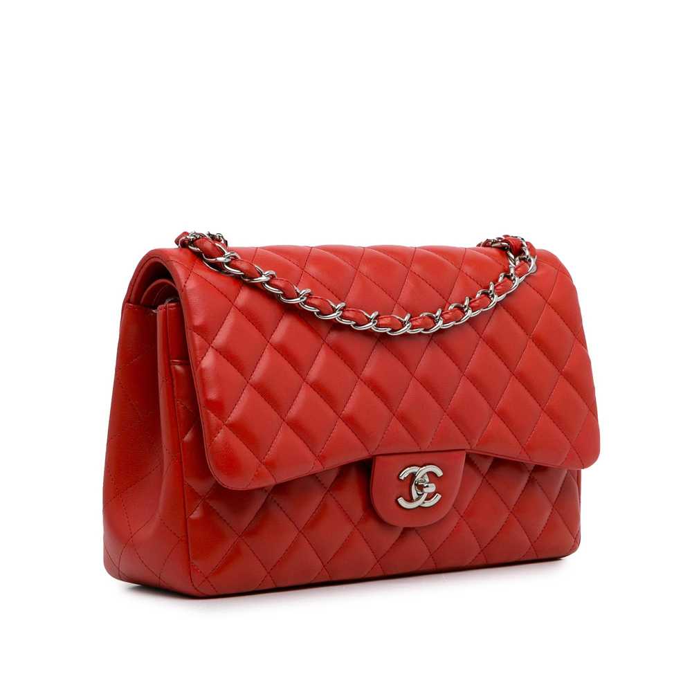 Product Details Chanel Red Jumbo Classic Double F… - image 2