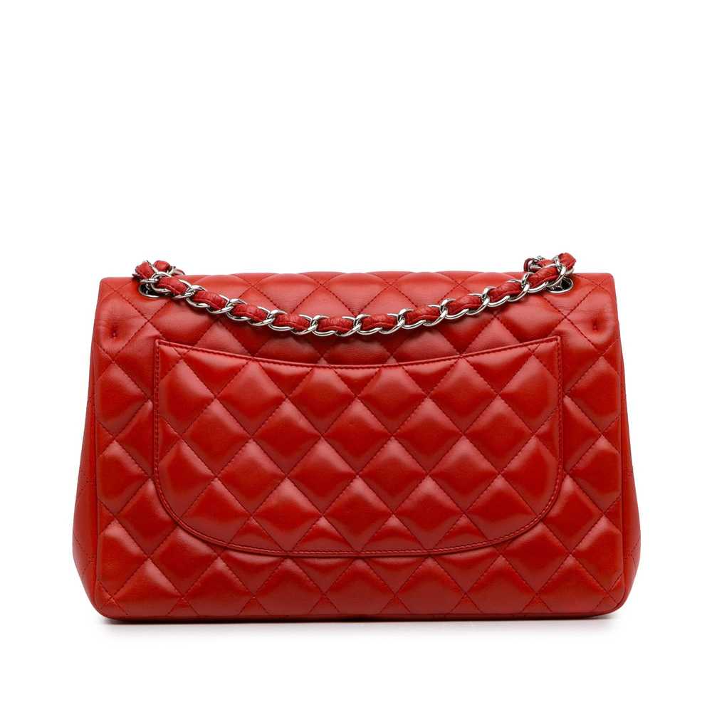 Product Details Chanel Red Jumbo Classic Double F… - image 4