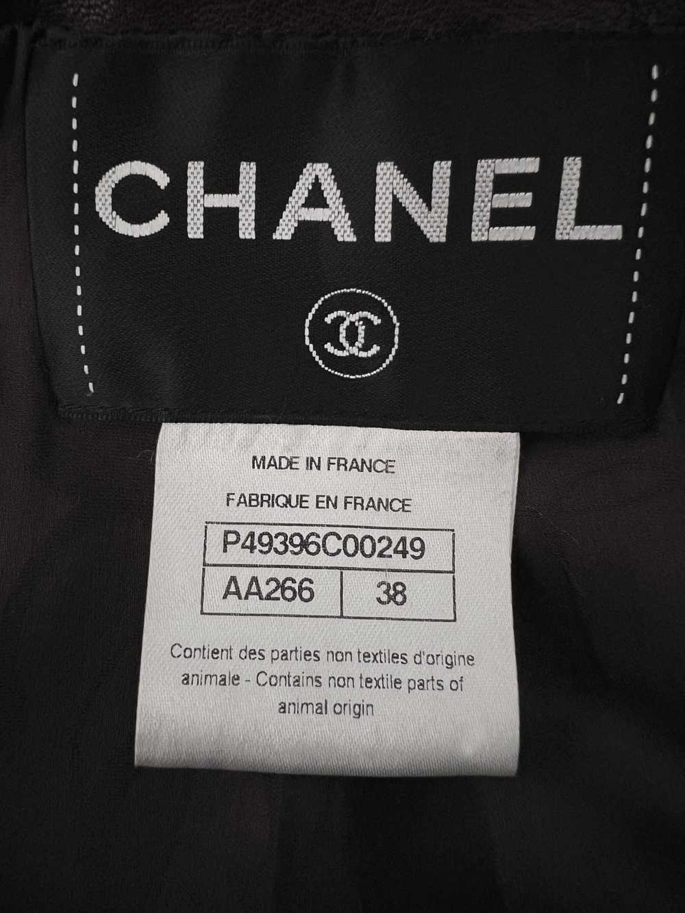 Product Details Chanel Brown Leather Jacket with … - image 10