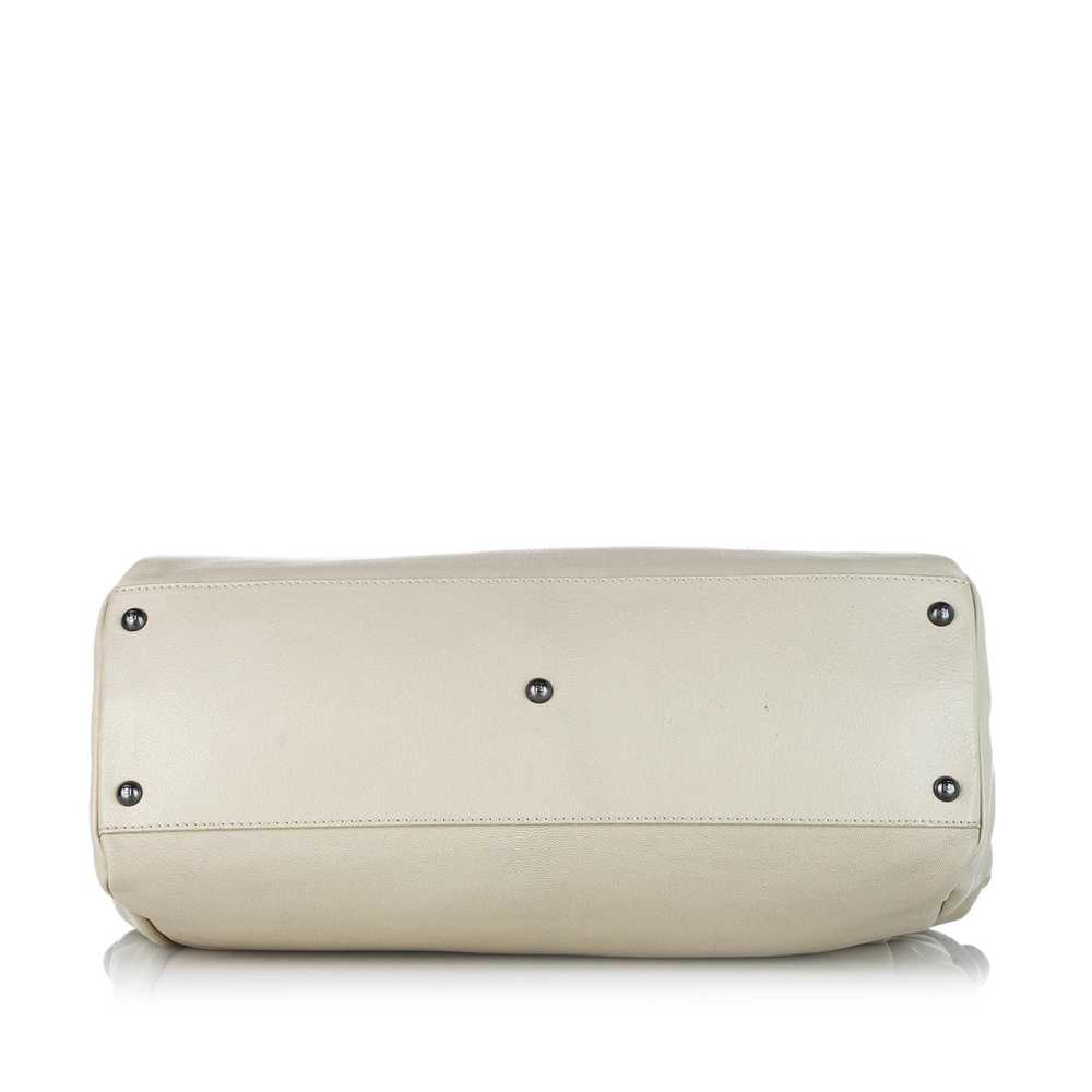 Product Details Fendi White Large Leather Peekabo… - image 4